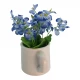 Цветы синие в лейке (14.2х7,2х15 см)