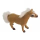 Лошадь из натурального меха (11х11х3,5 см)