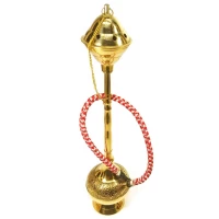 Кальян бронзовый желтый (1 персона)(12)(33см)