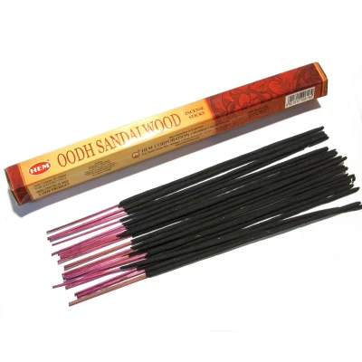 Oodh Sandalwood (Сандаловое Дерево)(Hem) благовония шестигранник Oodh Sandalwood (Сандаловое Дерево)(Hem) благовония шестигранник