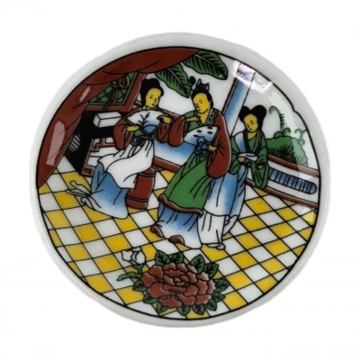 Магнит на холодильник Встреча во дворце (5,5 см)