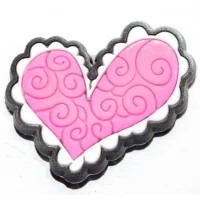 Магнит на холодильникСердечко (3х3 см)