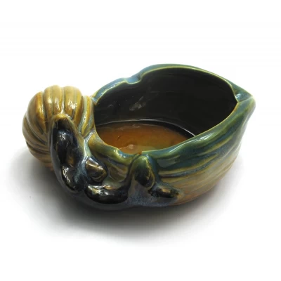 Пепельница керамическая "Ракушка" (12,5х9,5х5 см)(82135-D) код 27876