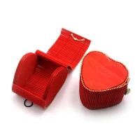 Шкатулка бамбуковая Сердечко (8х7х6см)