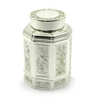 Баночка для чая металл (11х7,5х7,5 см)