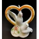 Статуэтка Голуби с сердцем фарфор (11х11х7 см)A