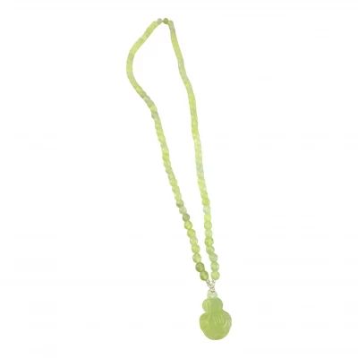 Ожерелье нефритовое с кулоном  Амулет Гармонии (30 см)