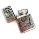 Зажигалка бензиновая, бронзовая, в подарочной упаковке (T01-7571a) код 28090