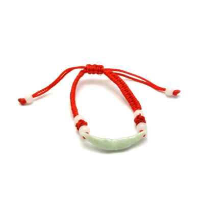 Браслет нефритовый "Дуга"  код 28134