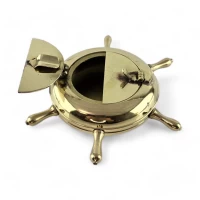 Пепельница Штурвал бронза (13х12х4 см)