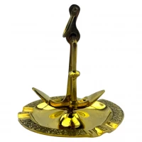 Пепельница Якорь бронзовая (13,5×12,5×12,5 см)