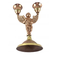 Подсвечник Ангел бронзовый  (16х10,5х7 см)
