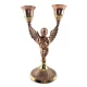Подсвечник "Ангел" бронзовый  (16х10,5х7 см)(Candle Stand Boy 2C Copper) код 28254