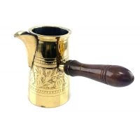 Турка бронзовая золотистая в футляре 450 мл.(175 х 130 х 90 мм)