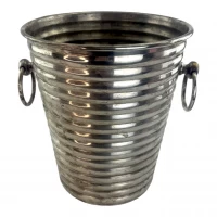 УЦЕНКА Ведерко для льда посеребренное (19,5х22 см)