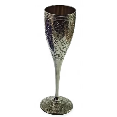 Бокал бронзовый посеребренный (h-20 см)