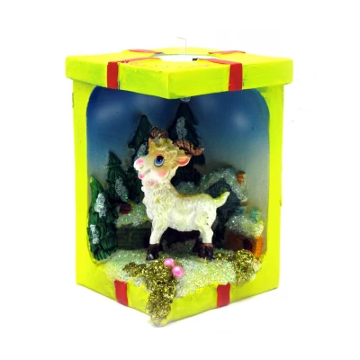 Козочка с подсветкой (11х7,5х7,5 см)(W7420) код 28394