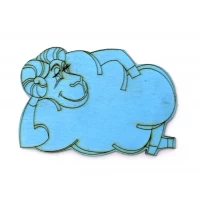 Магнит дерево Год синего деревянного барашка 2015