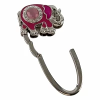 Сумкодержатель для женской сумочки Слон-Замок розовый (7,5х5х1,5 см)