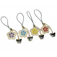 Брелок (E) Бабочка и цветок