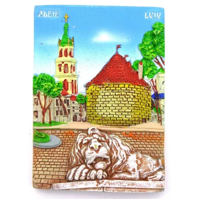 Магнит на холодильник Львов - Пороховая башня (7х5см.) Магнит на холодильник "Львов - Пороховая башня" (7х5см.) код 28640