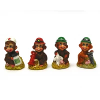 Обезьянка - профессии (8 шт/уп)(6,5х4,5х4,5 см)