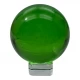 Шар хрустальный на подставке зеленый (5,8 см)