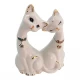 Кошки пара фарфор (12,2х8,2,5х4,5 см)