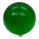 Шар хрустальный на подставке зеленый (d-10,5 см)