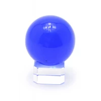 Шар хрустальный на подставке синий (4 см)