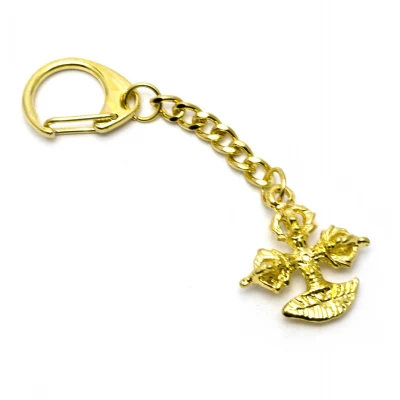 Брелок золото (Z) 'Ваджра с листиком'