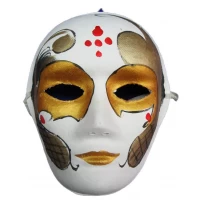 Маска карнавальная Венецианская папье-маше (25см)A