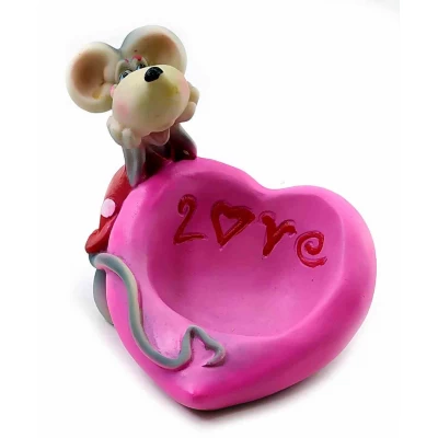 Мышка и сердечко (9х10х10 см)