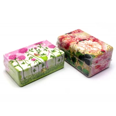 Шкатулка Цветы, массив дерева (16х10х6см.) Шкатулка Цветы, массив дерева (16х10х6см.)