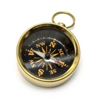Компас  бронза (d-3.5 ,h-1.5 см)