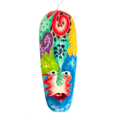 Маска  деревянная 'Абстракция' (30х11х3 см)