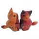 Кошки пара с сердечком дерево (10х7х3 см)
