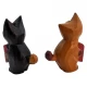 Кошки пара с сердечком дерево (13,5х8х3 см)