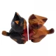 Кошки пара с сердечком дерево (13,5х8х3 см)