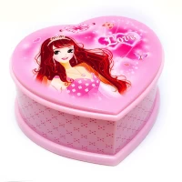 Шкатулка музыкальная Сердечко (13х16,5х7 см)