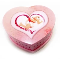 Шкатулка музыкальная Сердечко Love (15х12,5х6,5 см)