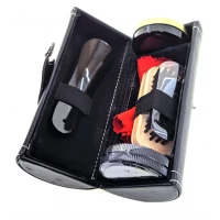 Дорожный набор для ухода за обувью черный (16,5х7х7 см)