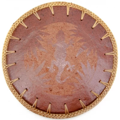 Подставка под горячее терракот 'Саламандра' (d-22 см)