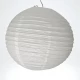 Фонарь белый бумажный (d-40 см)