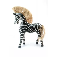 Зебра расписная  дерево (24х17х5 см)