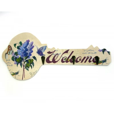 Ключница Ключ сирень (39х18х3,5см)