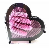 Пинарт Сердце розовый  (19х17х4 см)