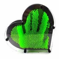 Пинарт Сердце зеленый  (19х17х4 см)