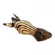 Маска Зебра расписная деревянная (30х11х3,5 см)