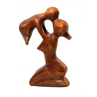 Статуэтка Мама с ребенком дерево (10,5х,5х2 см)F